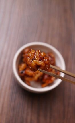 호두 요리 전처리, 간장 호두조림 만들기