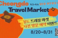 청도 팝업 성수에서 만나요! 청도 트래블 마켓 마지막날 방문 후기