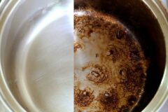 탄냄비 그냥 닦지 마세요! ‘이것’ 붓기만 하면 끝 탄냄비 쉽게 닦는법