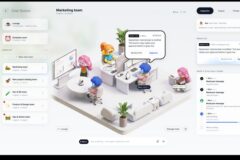 “AI직원들이 일하는 3D사무실 구현”…한컴 ‘노마디안’ 출시