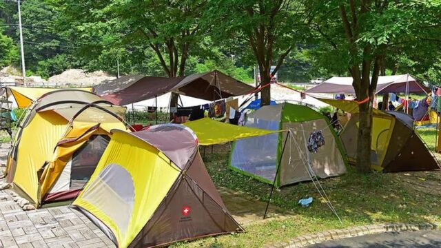 전북 진안군 운일암반일암 관광지 야영장, 자연 속 캠핑 체험