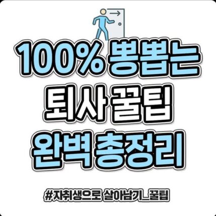 !!!직장인들 필독!!! 회사 그만둘 때 최대한 뽕뽑고나가는 / 잘퇴사하는 꿀팁요약.tip