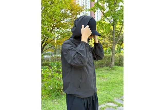 엄-청 가벼운 바람막이 드로우핏 에어웨이트 윈드브레이커 후기