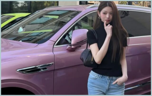 장원영 SNS에 등장한 핑크빛 벤틀리… 3억 원대 벤테이가 아주르의 실체