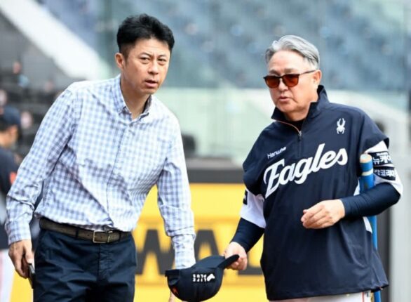 ‘2위→9위’추락한 한화…손혁 단장·김경문 감독 결국 동반 퇴진하나