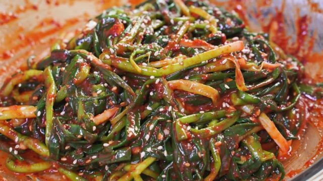 새콤달콤 입맛 돋우는 실파무침 만들기