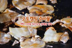 오토캠핑 준비물 만타 그리들 시즈닝