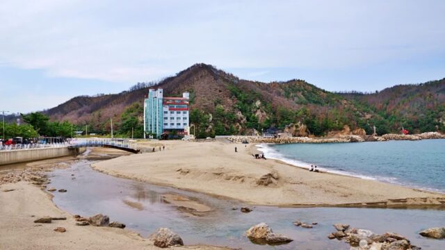 경북 나곡해수욕장 카페, 울진 고요한 해변의 여유