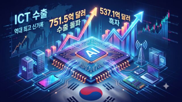9월 ICT 수출 751억달러 첫 돌파…역대 최대 흑자 537억달러 달성