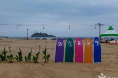 강원 화진포해수욕장, 자유로운 가을 해변 산책의 매력