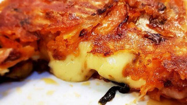 치즈가 쏙~ 들어간 김치전 만들기!