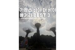 싱가포르 여행코스 가든스 바이 더 베이 티켓 가격 전망대 정리