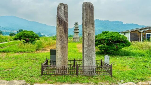 경기 안성죽산리당간지주 카페 여행, 고즈넉한 역사와 만나다