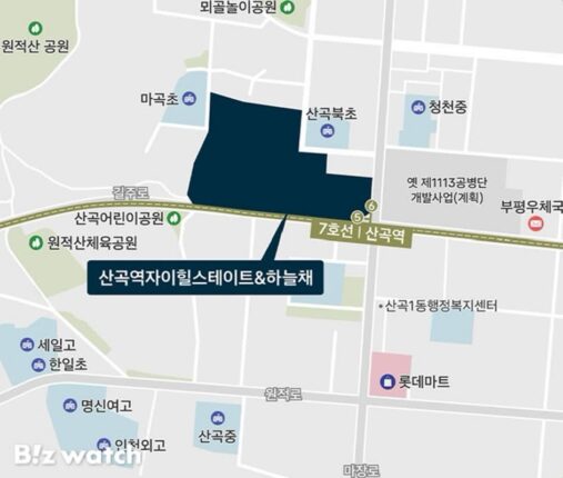 산곡역 앞 2706가구 ‘자이힐스테이트&하늘채’ 20일 1순위