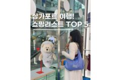 싱가포르 쇼핑리스트 기념품 BEST 5 해외여행 선물추천