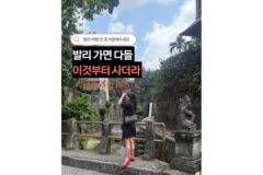 발리쇼핑리스트 여행 가면 꼭 사야 할 기념품 추천 BEST 7